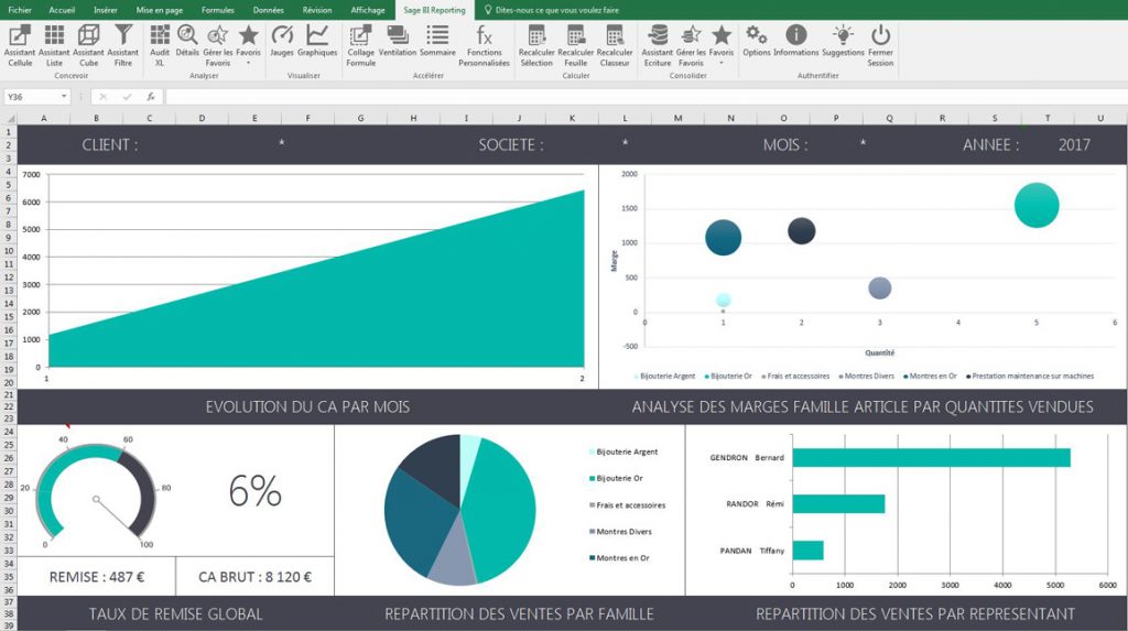 Koesio: Bi reporting, le reporting pour Sage