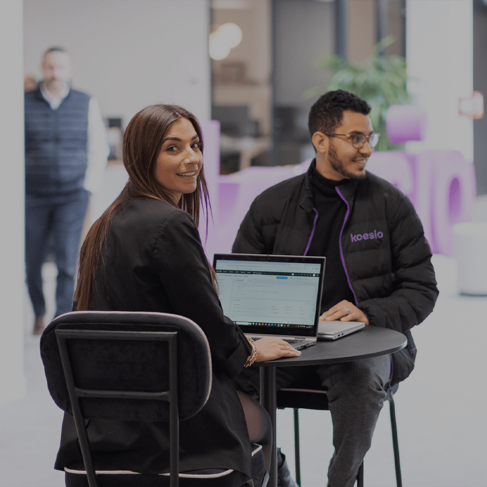 Équipe Koesio célébrant la labellisation Happy Trainees 2025